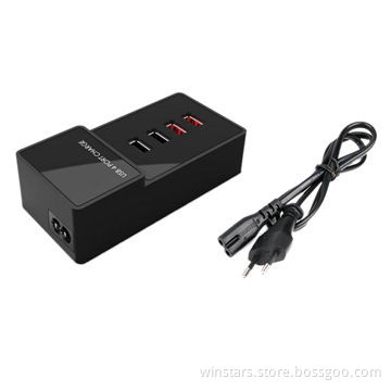 USB 4 port home charging station (5V/5A 25watt)